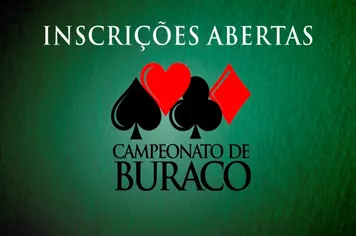 Inscrições abertas para o 1º Campeonato de Buraco