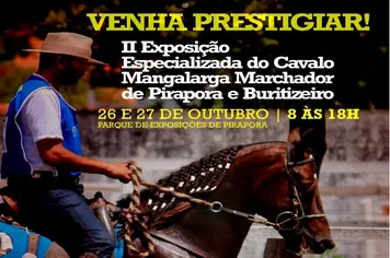 Com apoio da Prefeitura, Pirapora recebe evento de Mangalarga Marchador