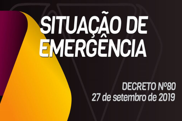 Prefeitura declara situação de emergência