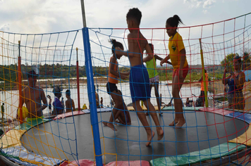 Alegria e diversão no Balneário das Duchas