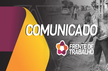 CONVOCAÇÃO FRENTE DE TRABALHO