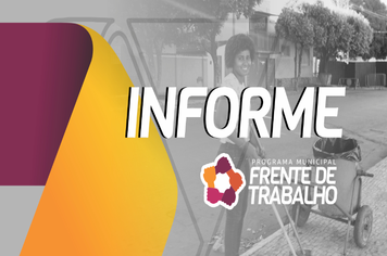 CONFIRA NOVA CONVOCATÓRIA DO FRENTE DE TRABALHO