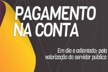 Pagamento na conta