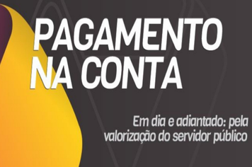 Pagamento na conta