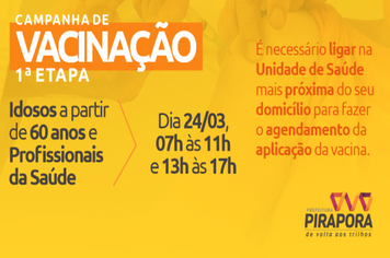 Começa em Pirapora a campanha de vacinação contra a Influenza