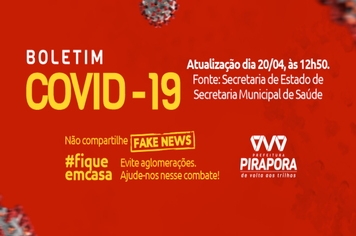 Confira o Boletim desta segunda