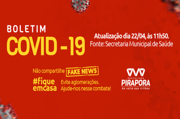 Boletim dessa quarta-feira