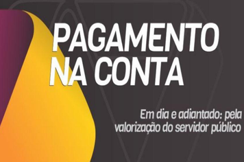 Pagamento na conta