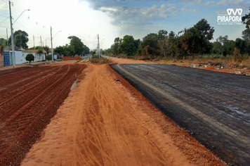 Obras da Benjamim Constant entram em fase de asfaltamento