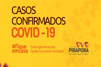 Prefeitura divulga Boletim de casos confirmados da Covid-19