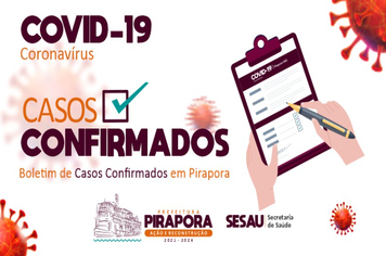 Confira o Boletim de nº 29 de Casos Confirmados