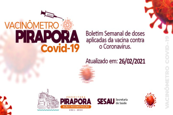 Saúde atualiza Vacinômetro
