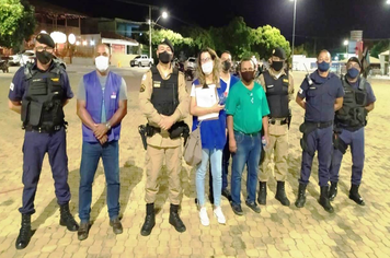 Vigilância Sanitária, PM e GM realizam ações de prevenção ao COVID