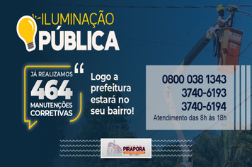 SERVIÇOS NA ILUMINAÇÃO PÚBLICA AVANÇAM PELOS BAIRROS