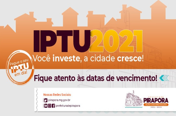 IPTU 2021  Você investe na sua cidade
