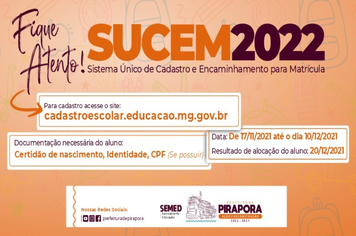 Aberto período para cadastramento de vaga na rede pública de Ensino