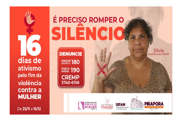 Prefeitura de Pirapora promove Campanha de Ativismo pelo fim da violência contra a mulher