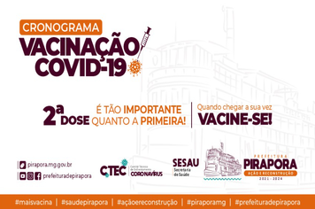 Covid-19: Cronograma de Vacinação