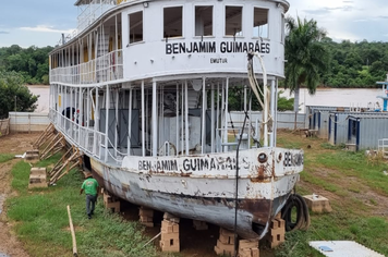 Prefeitura realiza vistoria no vapor Benjamin