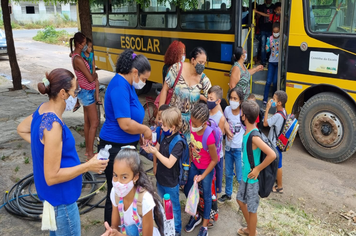 Alegria e satisfação na volta às aulas presenciais em Pirapora
