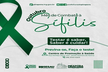 SESAU realiza ações de combate à Sífilis