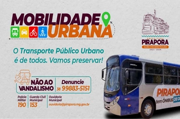 Cuide do nosso transporte público. Ele é seu e é gratuito!