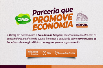 Cemig realiza evento para os clientes residenciais na Praça dos Cariris
