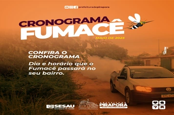Fique atento à rota do Fumacê