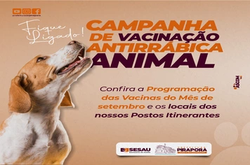 Campanha de Vacinação Antirrábica