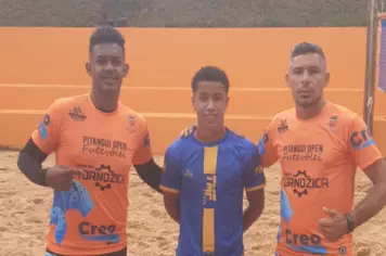 Com o apoio da Prefeitura, piraporenses participaram de torneio de futevôlei em Pitangui