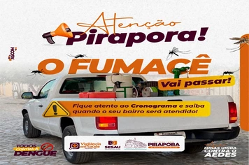 O Fumacê vai passar em Pirapora