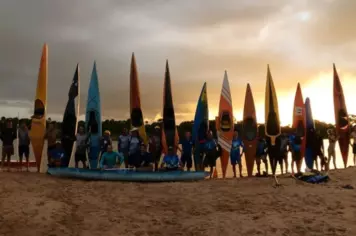 Esporte e ecologia movimentaram o Encontro de Canoagem no “Velho Chico”