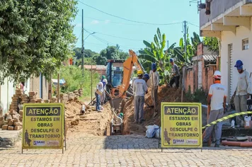 Obras de esgotamento sanitário avançam no Bom Jesus II