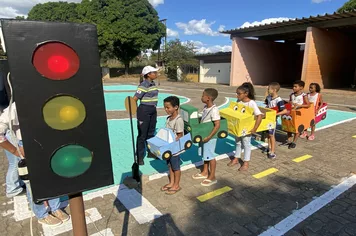 Transitolândia reforçou Campanha Maio Amarelo na Rede Municipal de Ensino de Pirapora