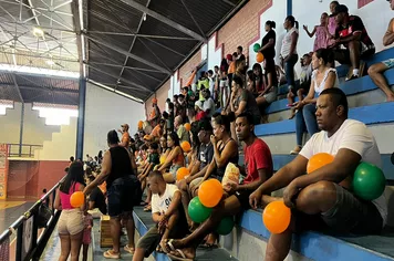 Festa das famílias no encerramento do Campeonato Piraporense de Futsal para a base