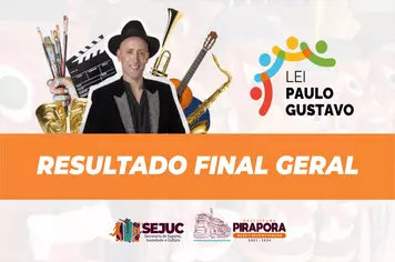 Prefeitura de Pirapora oficializa o último Resultado da Lei Paulo Gustavo