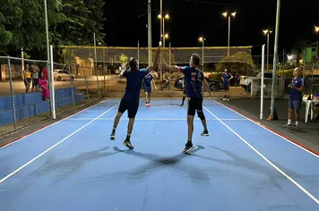 Iniciado o Campeonato Piraporense de Peteca