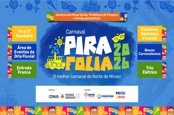 Em contagem regressiva, Pirafolia 2026 integra o Carnaval da Liberdade com apoio da CEMIG e Governo do Estado