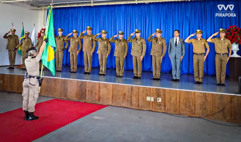 Prefeitura participa da solenidade em comemoração dos 242 anos da PM