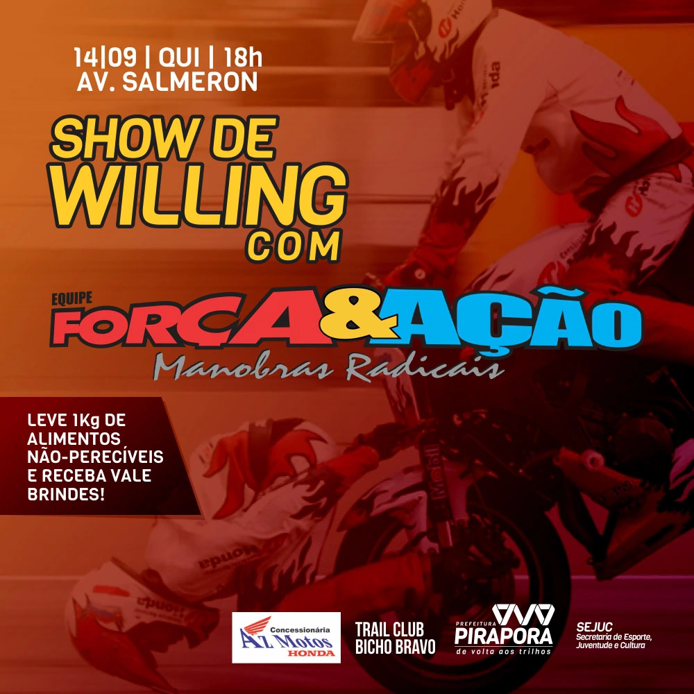 Equipe Força e Ação faz show em Pirapora