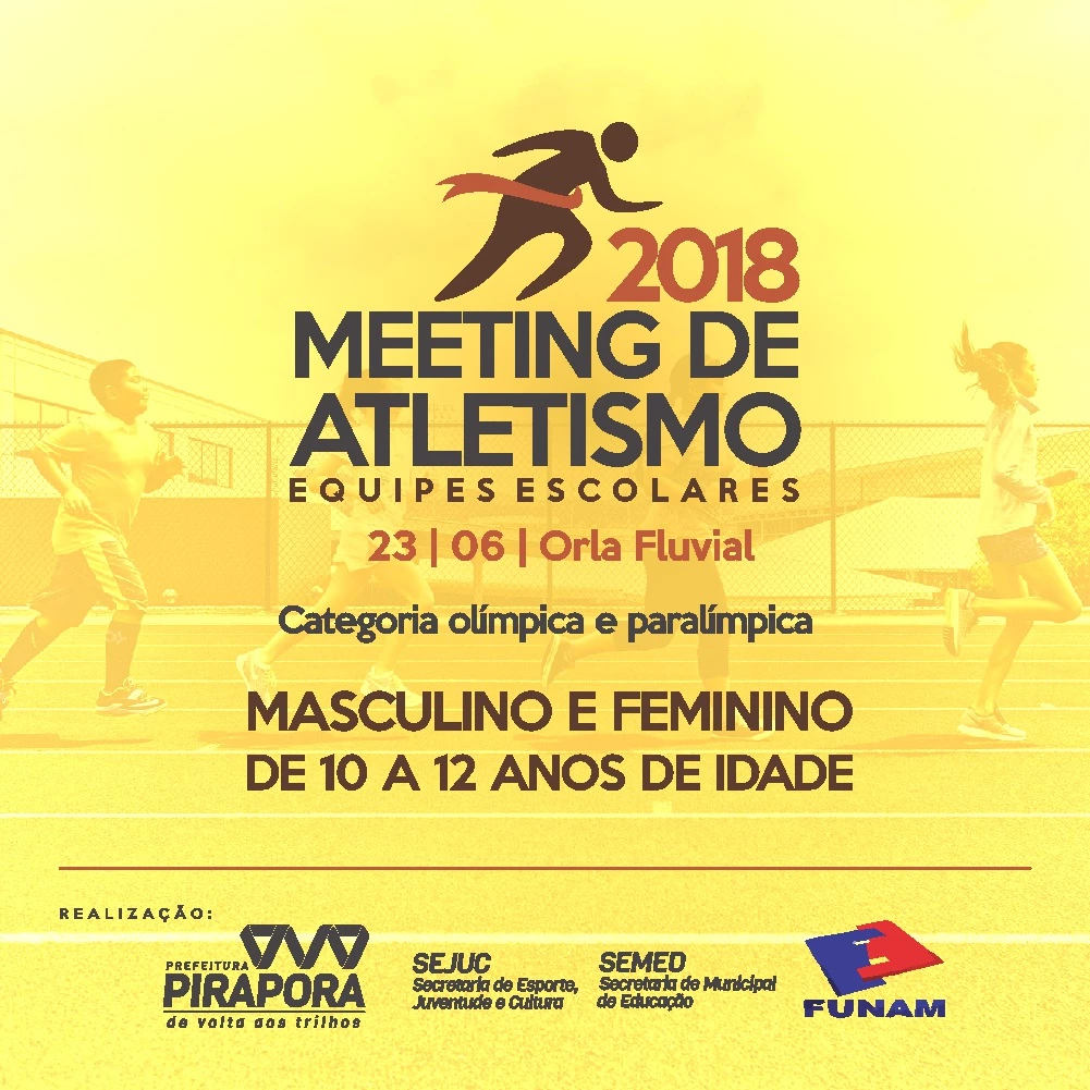 Tudo pronto para o Meeting de Atletismo em Pirapora