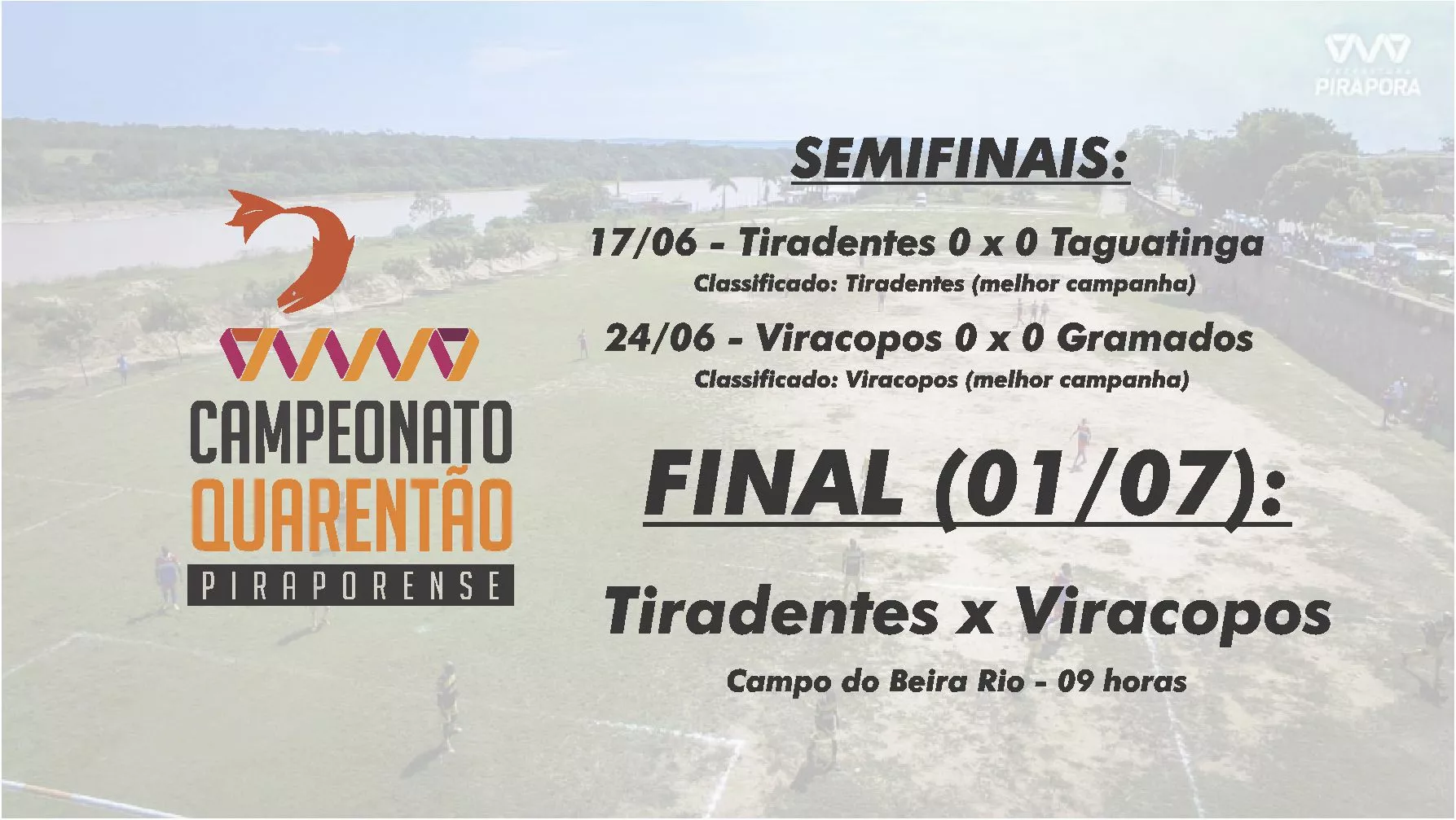 Rivalidade na final do Quarentão