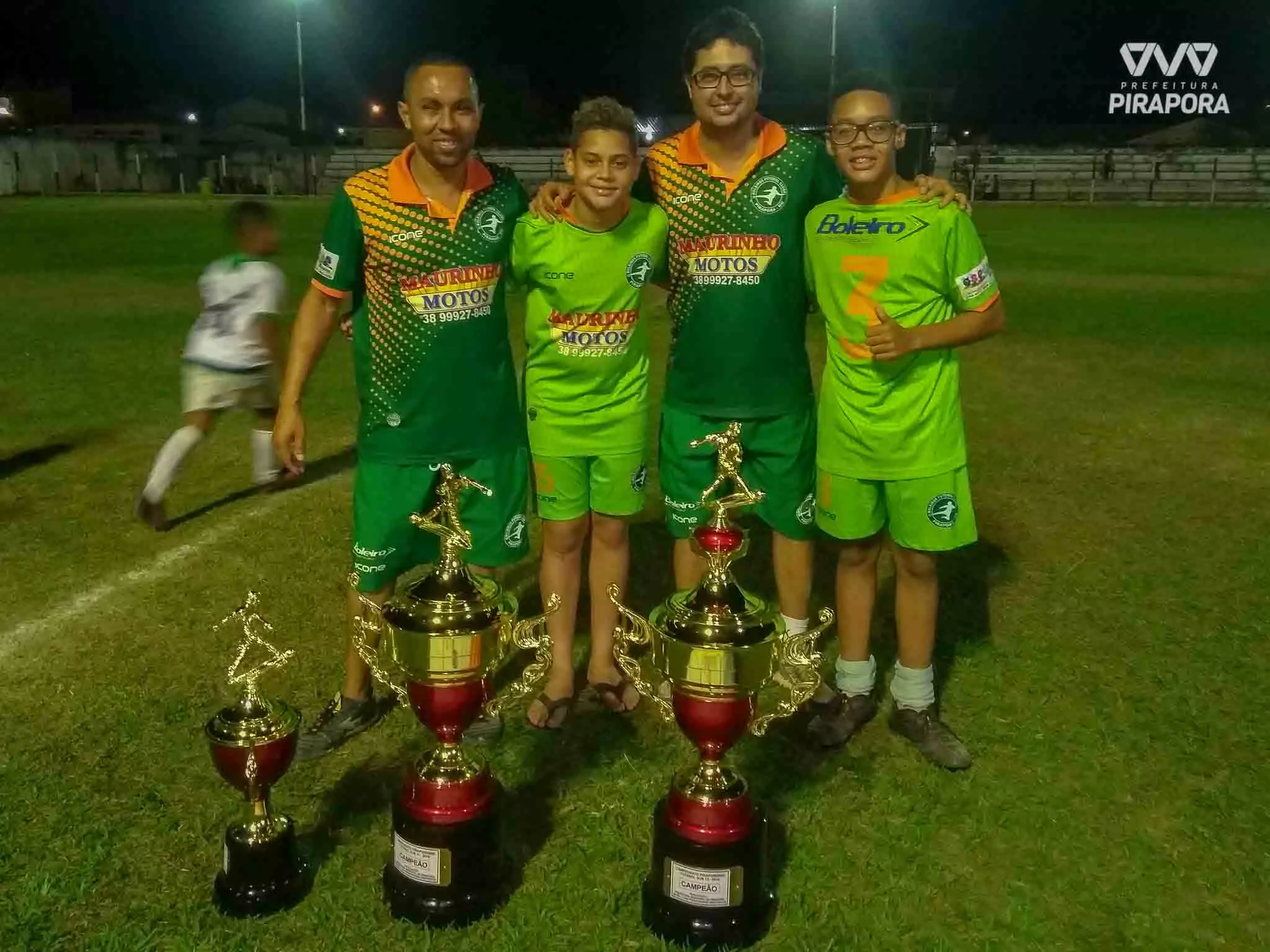 Dobradinha campeã: Boleiro domina a Taça Santina