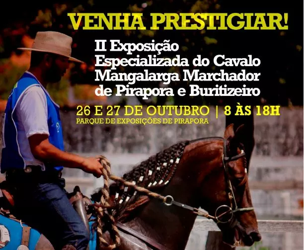 Com apoio da Prefeitura, Pirapora recebe evento de Mangalarga Marchador