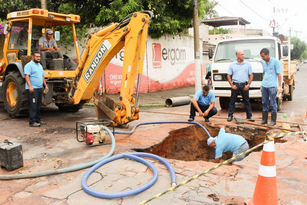 SAAE de Pirapora trabalha na prevenção de alagamentos