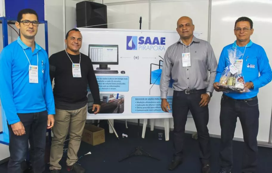 Equipe técnica do Saae-Pirapora apresenta projeto inovador em congresso na cidade de Itabirito