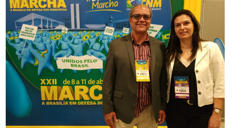 Prefeita Marcella participa de evento em Brasília