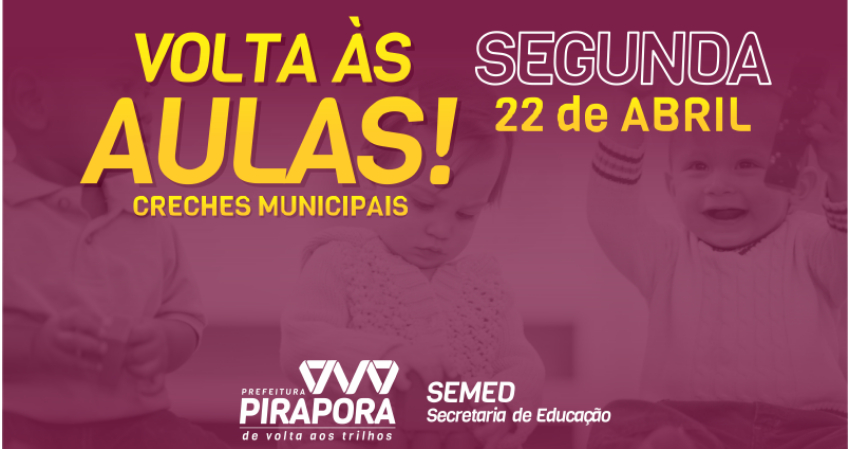 Creches municipais voltam às aulas
