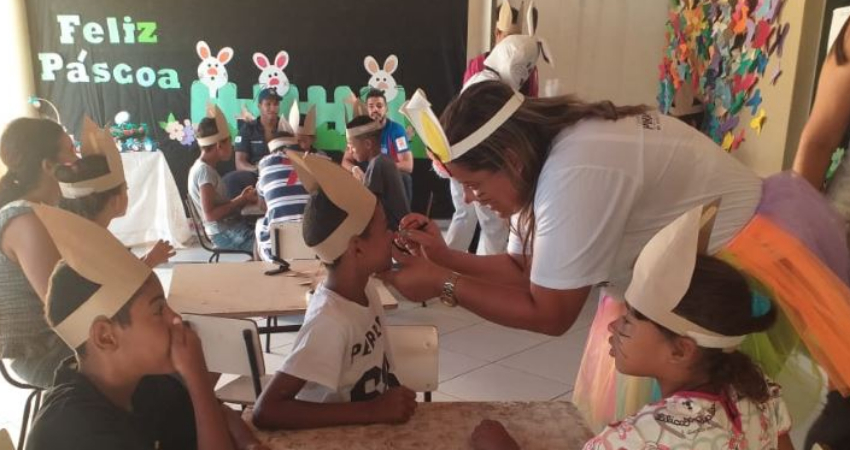 CAPS Infantil celebra Páscoa