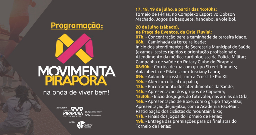 Movimenta Pirapora com programação definida